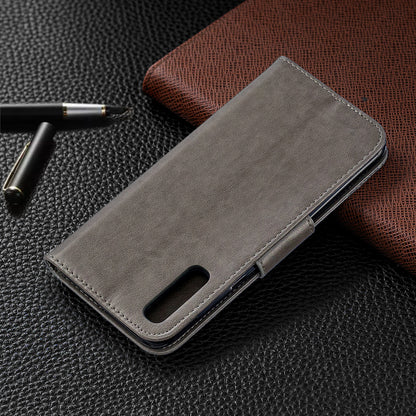 For Samsung Galaxy A50/A50s/A30s PU Leather Imprint Butterflies Phone Case