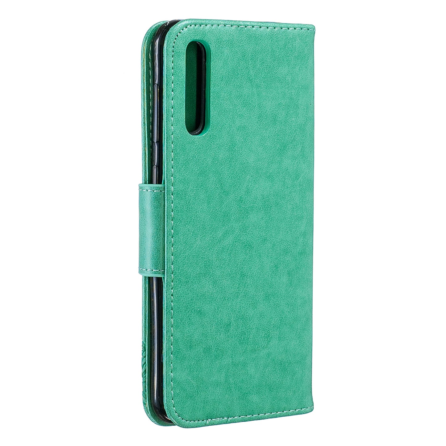 For Samsung Galaxy A50/A50s/A30s PU Leather Imprint Butterflies Phone Case