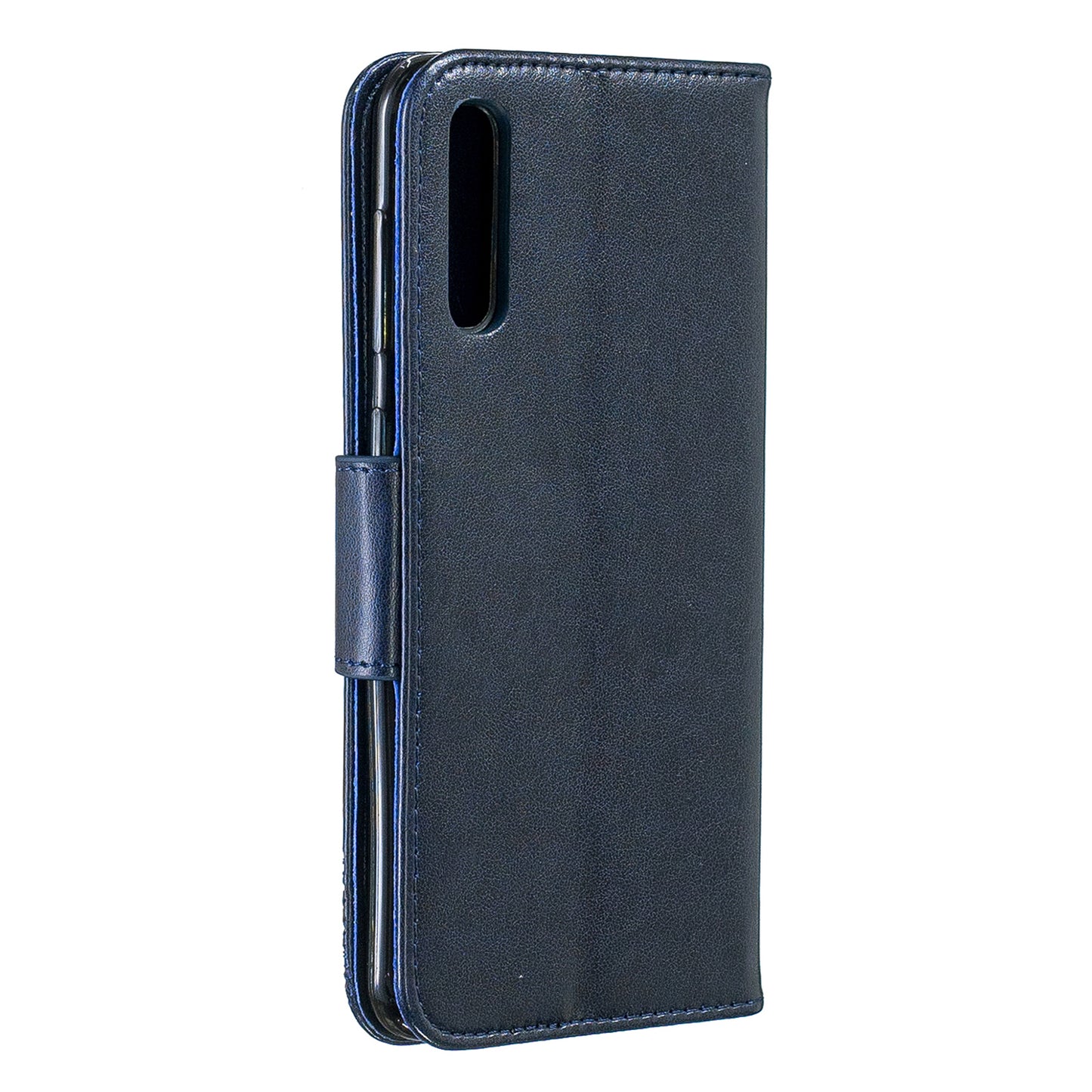 For Samsung Galaxy A50/A50s/A30s PU Leather Imprint Butterflies Phone Case