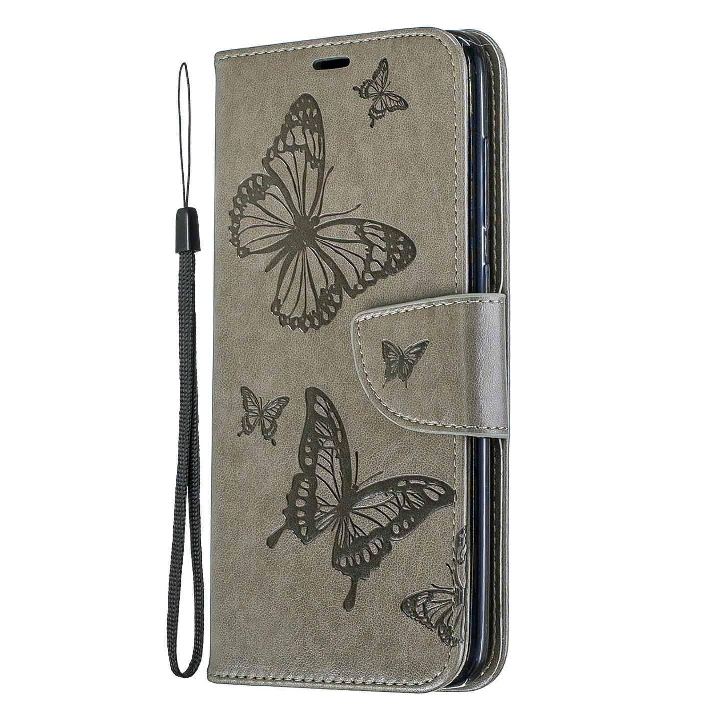 For Samsung Galaxy A70 PU Leather Imprint Butterflies Phone Case Butterflies Phone Case