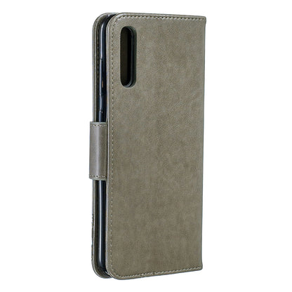 For Samsung Galaxy A70 PU Leather Imprint Butterflies Phone Case Butterflies Phone Case