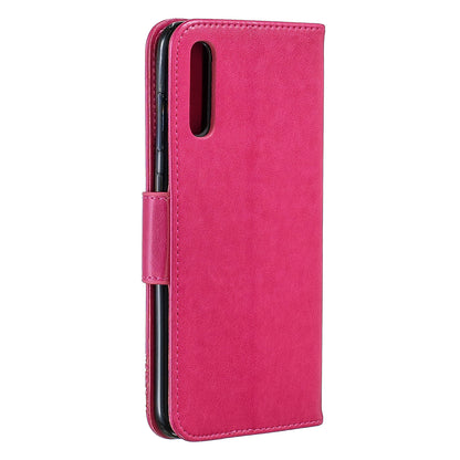 For Samsung Galaxy A70 PU Leather Imprint Butterflies Phone Case Butterflies Phone Case