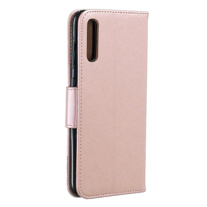 For Samsung Galaxy A70 PU Leather Imprint Butterflies Phone Case Butterflies Phone Case