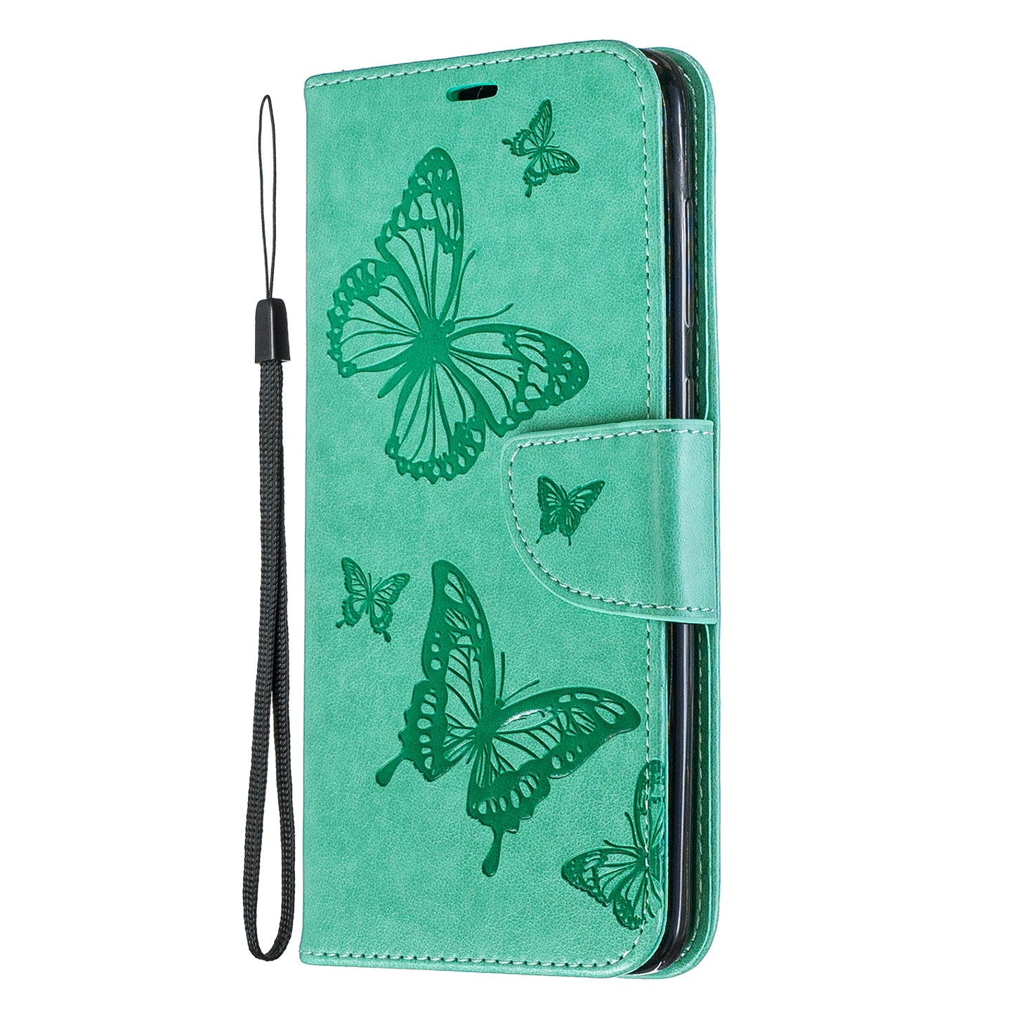 For Samsung Galaxy A70 PU Leather Imprint Butterflies Phone Case Butterflies Phone Case