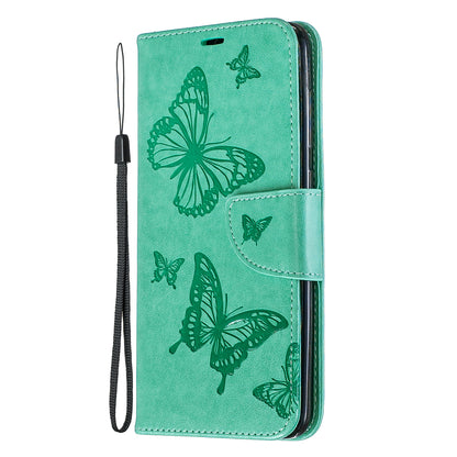 For Samsung Galaxy A70 PU Leather Imprint Butterflies Phone Case Butterflies Phone Case