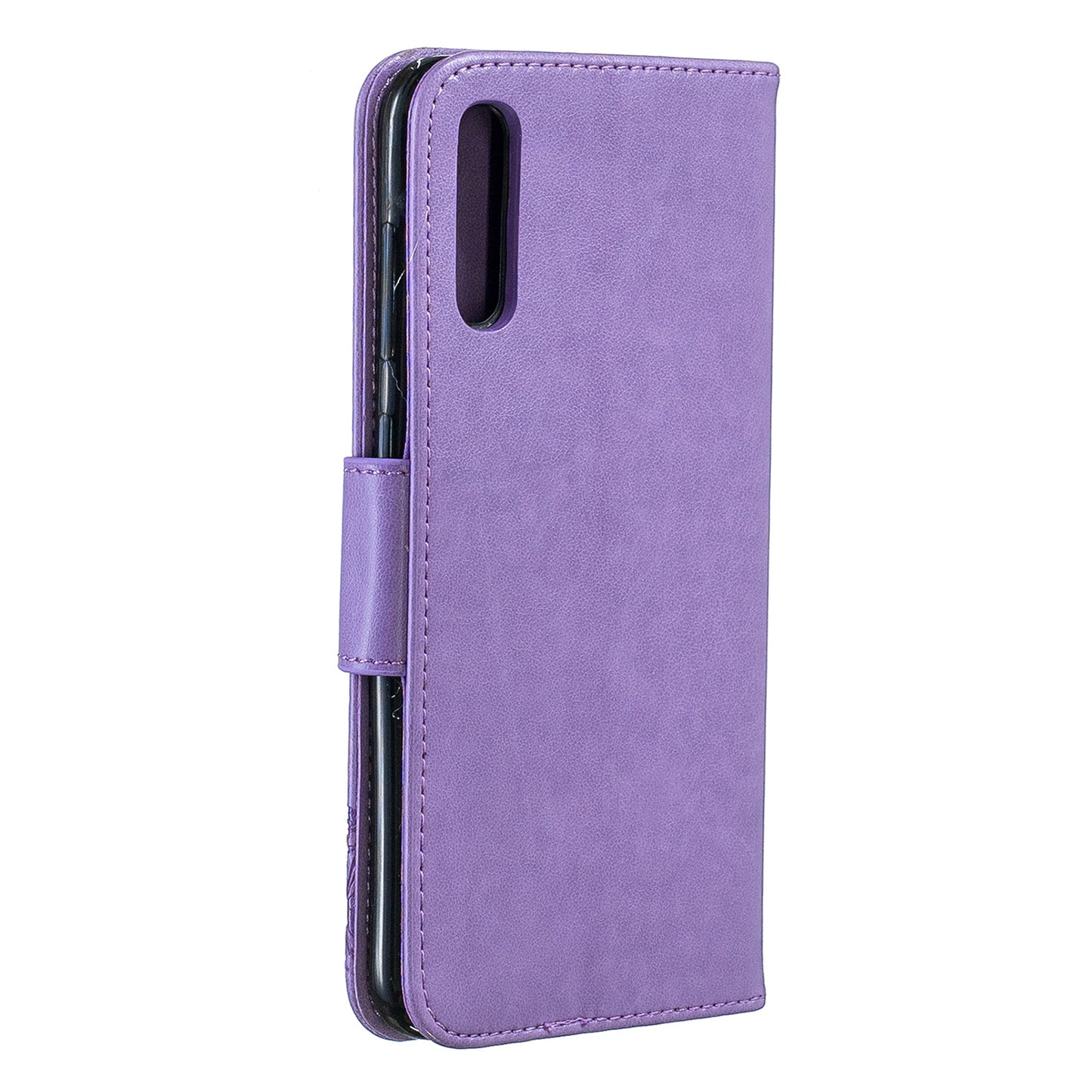 For Samsung Galaxy A70 PU Leather Imprint Butterflies Phone Case Butterflies Phone Case