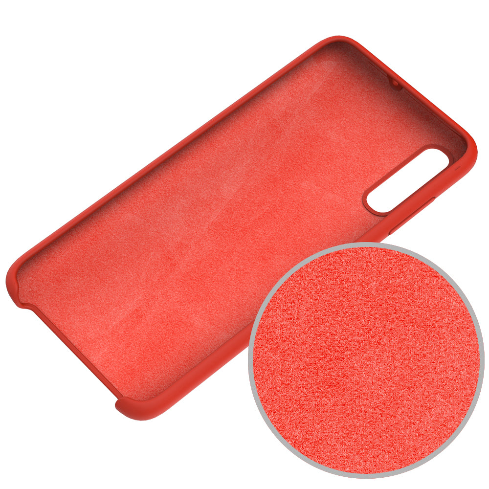 For Samsung Galaxy A70 Soft Liquid Silicone Back Protector Case Cover Multi-Color Choices Phone Accessory