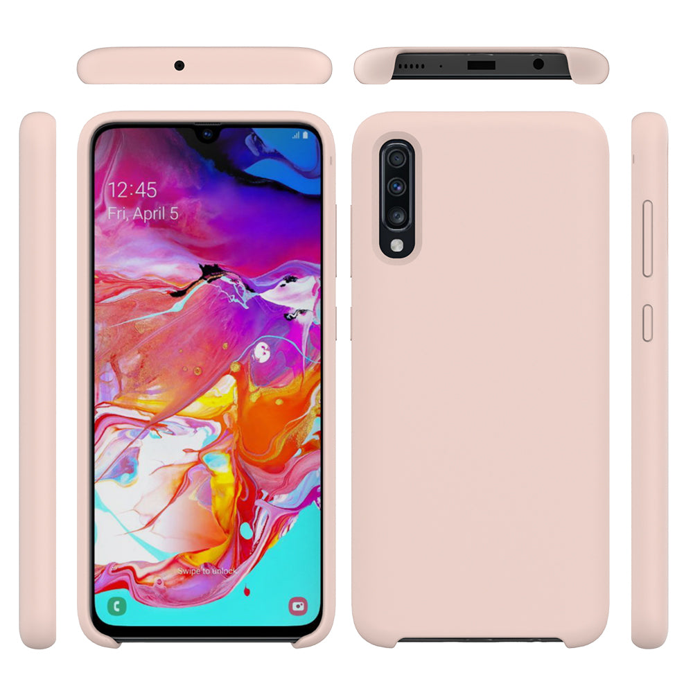 For Samsung Galaxy A70 Soft Liquid Silicone Back Protector Case Cover Multi-Color Choices Phone Accessory