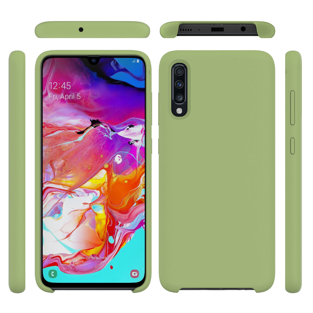 For Samsung Galaxy A70 Soft Liquid Silicone Back Protector Case Cover Multi-Color Choices Phone Accessory