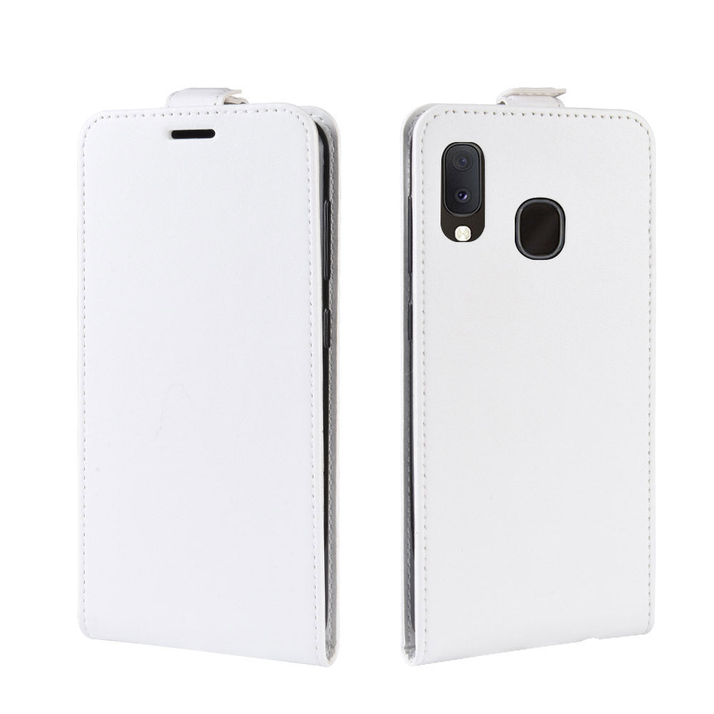 Crazy Horse Vertical Flip Leather Protective Case for Samsung Galaxy A20e