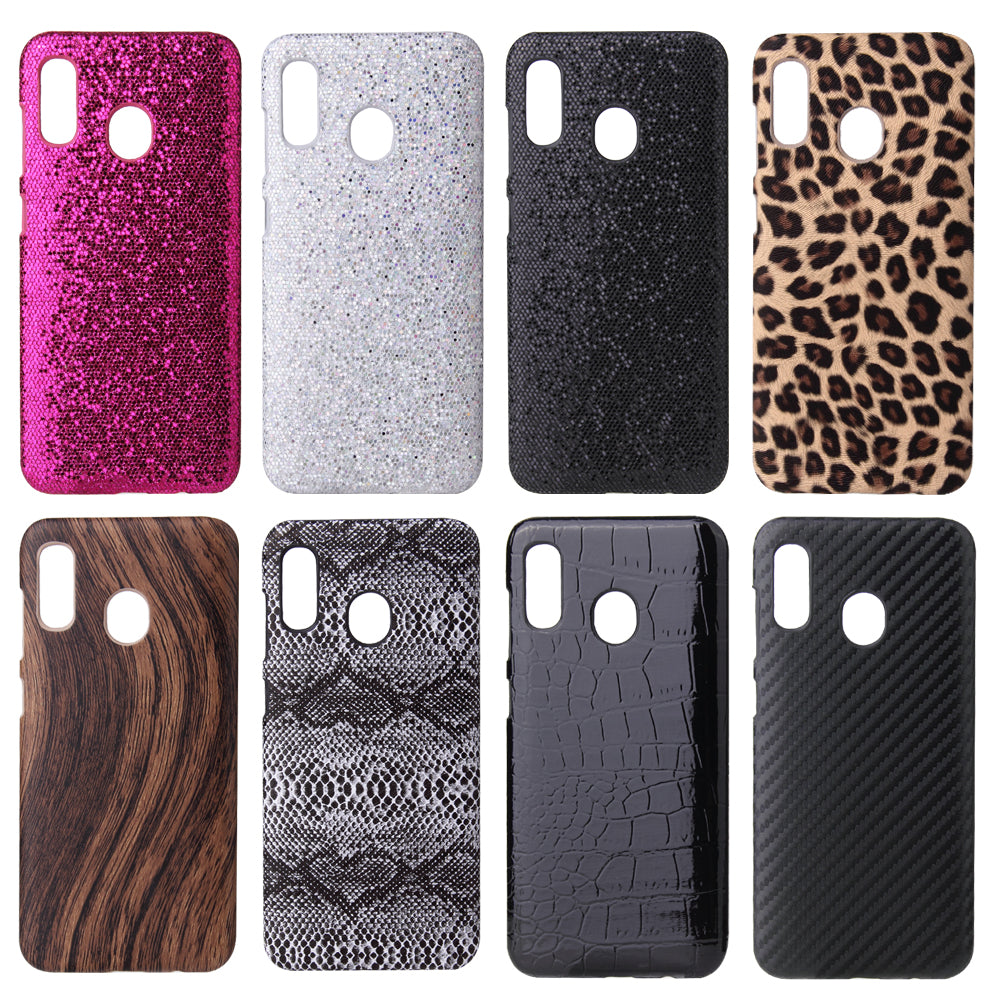 PU Leather Coated Hard PC Case for Samsung Galaxy A40