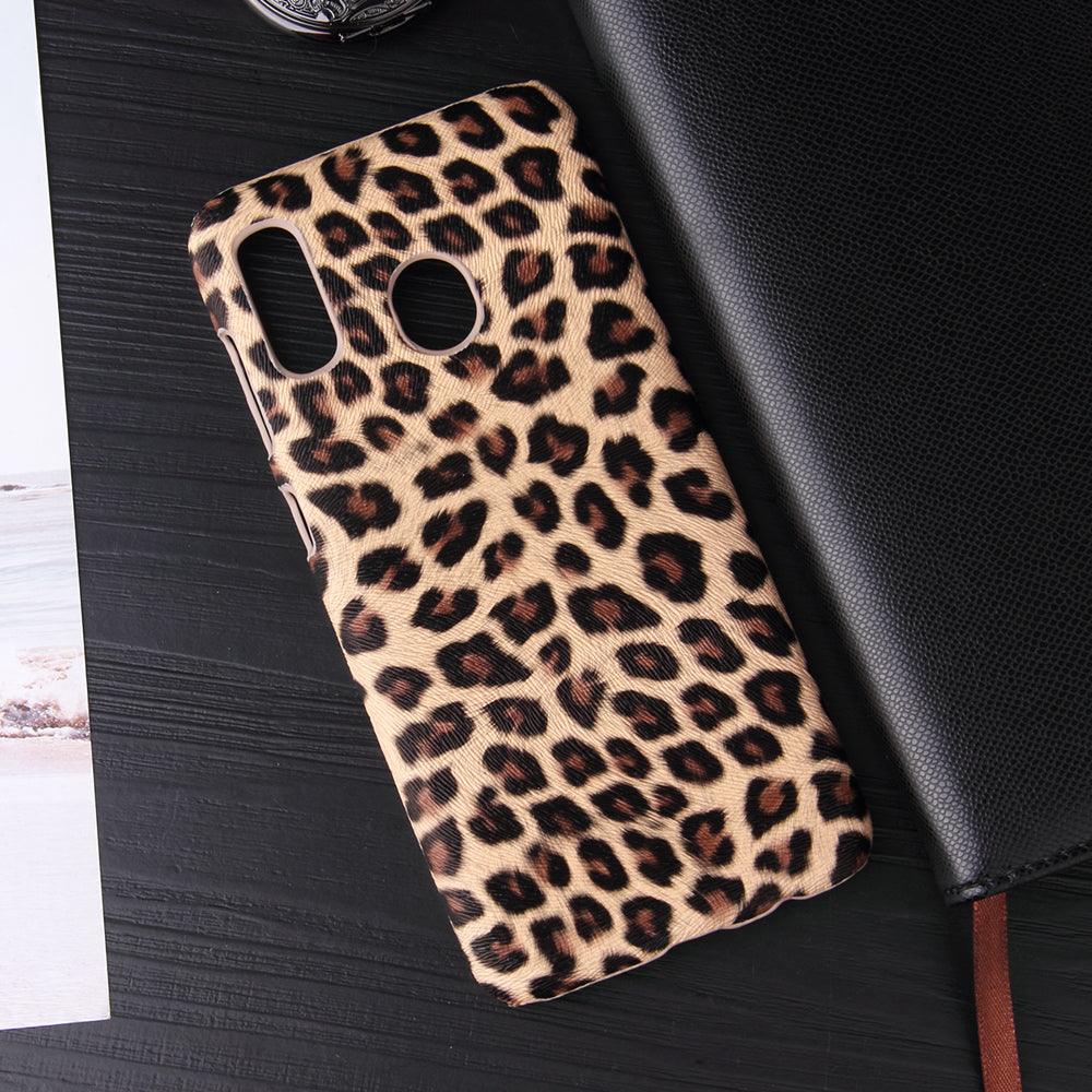 PU Leather Coated Hard PC Case for Samsung Galaxy A40