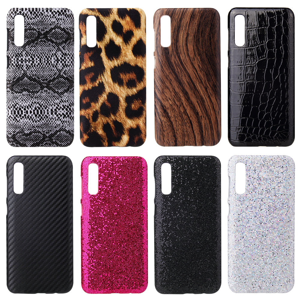 PU Leather Coated Hard PC Case for Samsung Galaxy A70/A70s