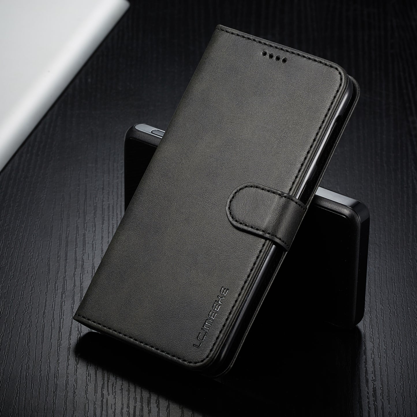 LC.IMEEKE Wallet Leather Stand Case for Samsung Galaxy A10