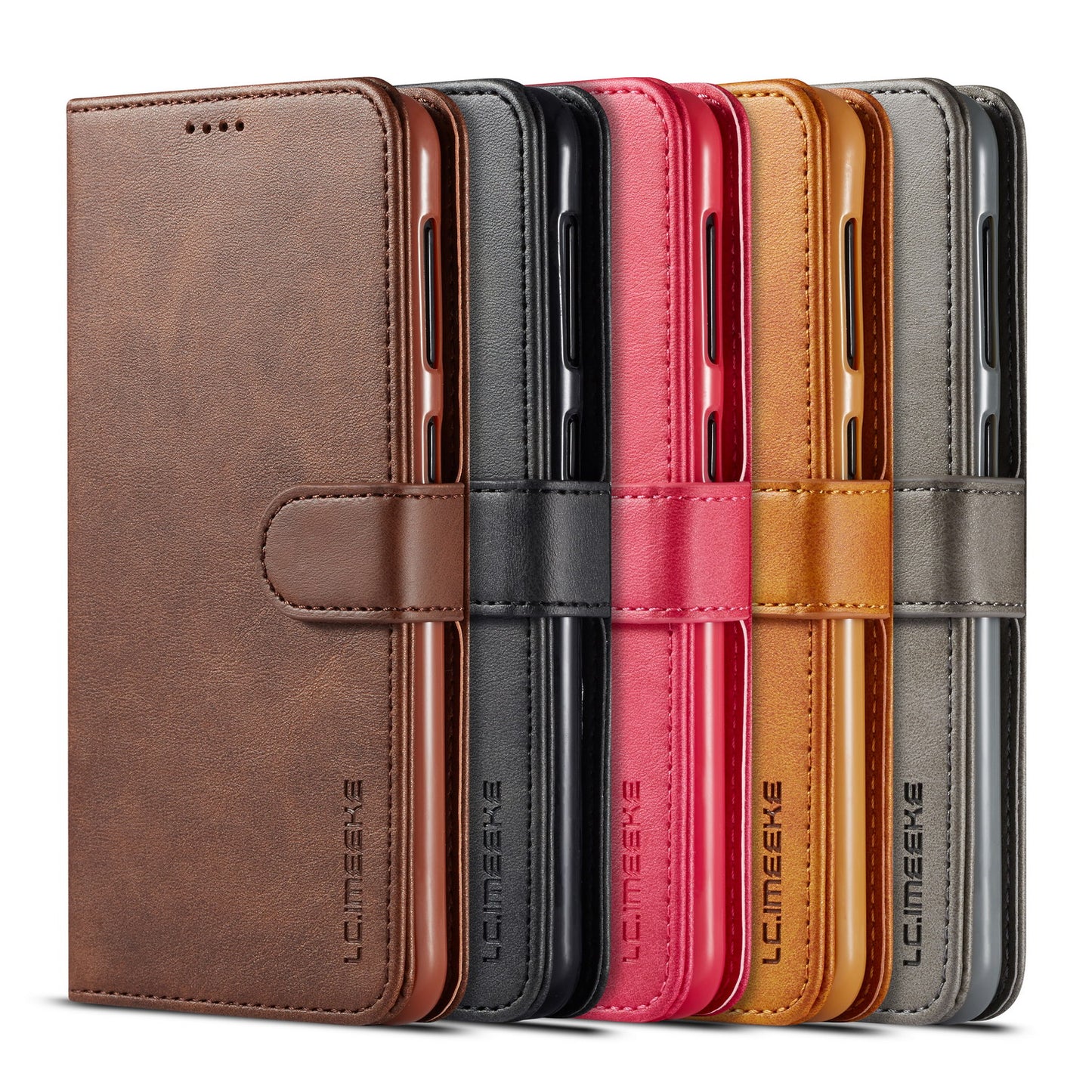 LC.IMEEKE Wallet Leather Stand Case for Samsung Galaxy A10