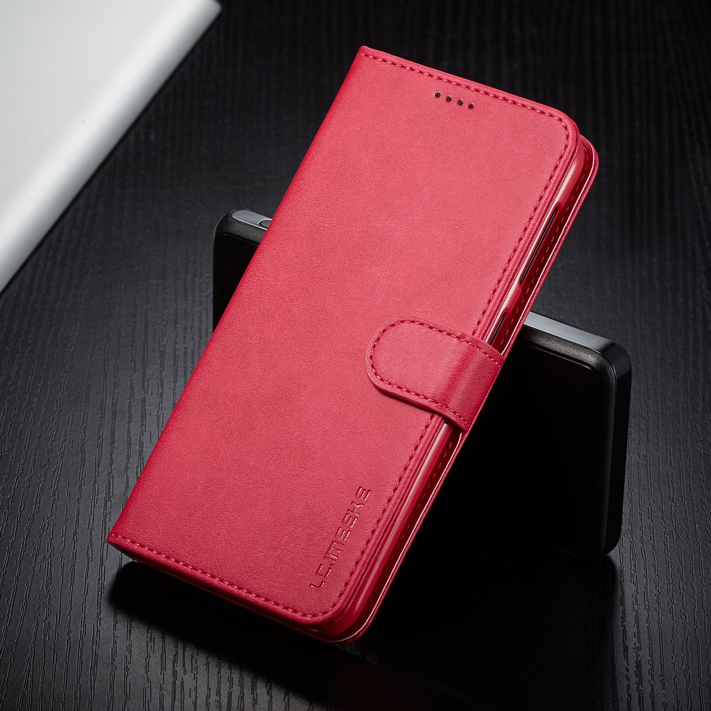 LC.IMEEKE Wallet Leather Stand Case for Samsung Galaxy A10