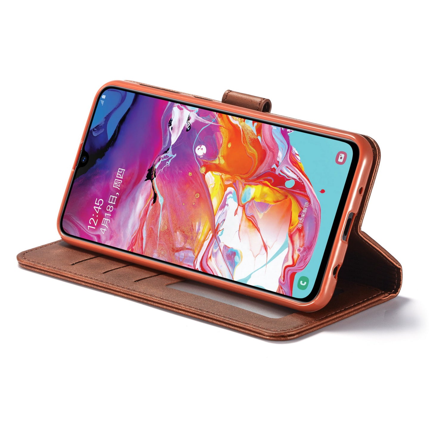 LC.IMEEKE Wallet Leather Stand Case for Samsung Galaxy A10