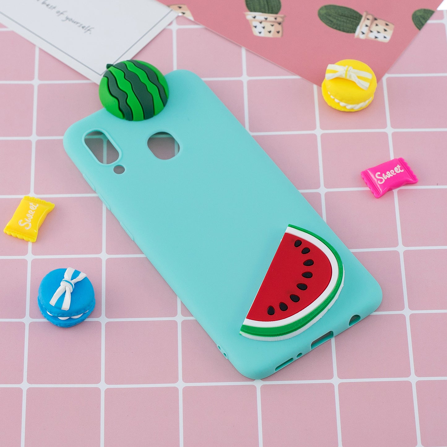 3D Pattern TPU Gel Protective Case for Samsung Galaxy A30/A20
