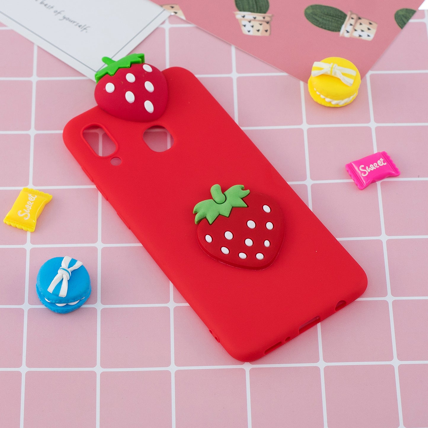 3D Pattern TPU Gel Protective Case for Samsung Galaxy A30/A20