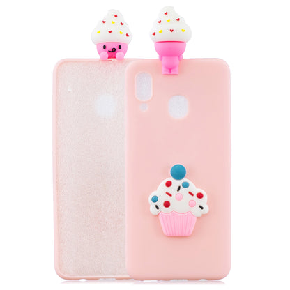 3D Pattern TPU Gel Protective Case for Samsung Galaxy A30/A20