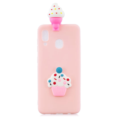 3D Pattern TPU Gel Protective Case for Samsung Galaxy A30/A20