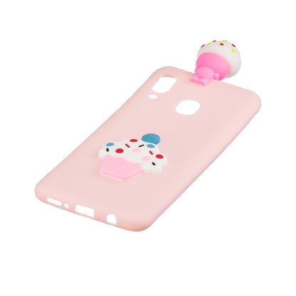 3D Pattern TPU Gel Protective Case for Samsung Galaxy A30/A20