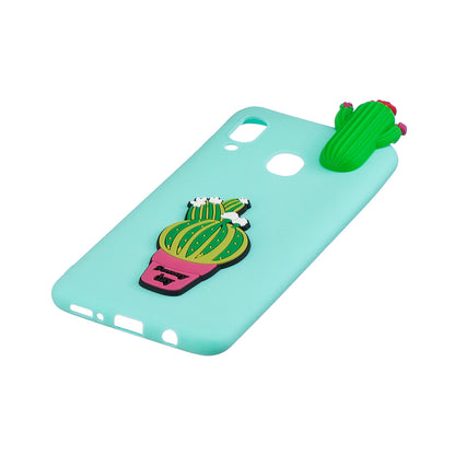 3D Pattern TPU Gel Protective Case for Samsung Galaxy A30/A20