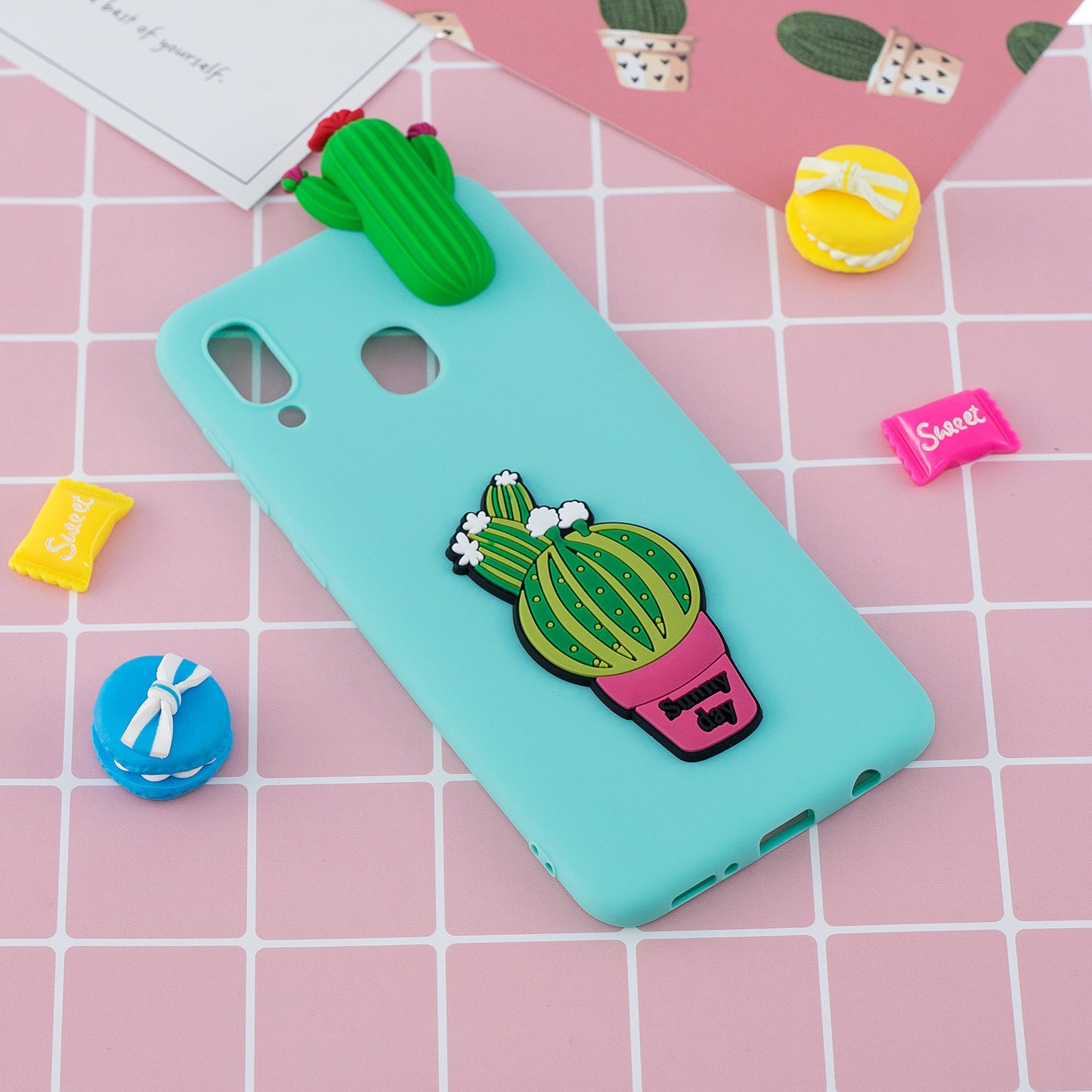 3D Pattern TPU Gel Protective Case for Samsung Galaxy A30/A20