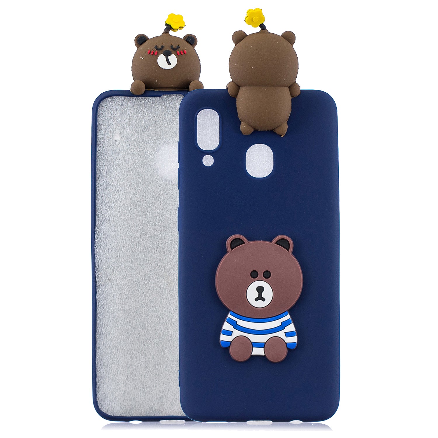 3D Pattern TPU Gel Protective Case for Samsung Galaxy A30/A20