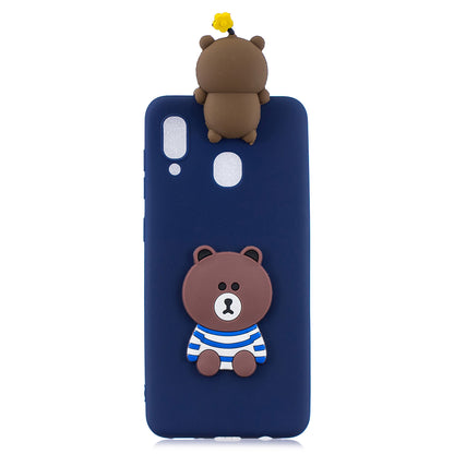 3D Pattern TPU Gel Protective Case for Samsung Galaxy A30/A20