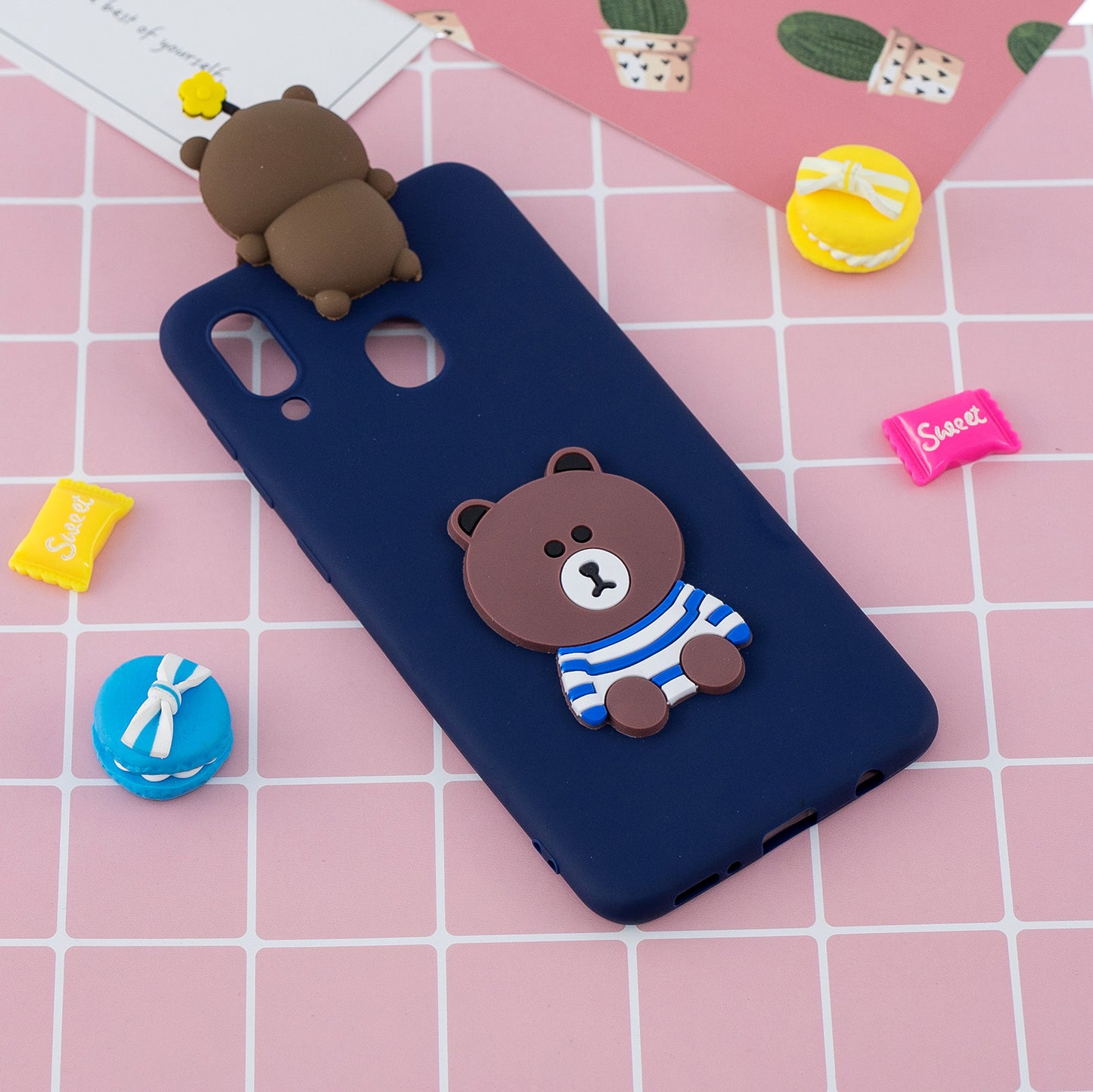 3D Pattern TPU Gel Protective Case for Samsung Galaxy A30/A20
