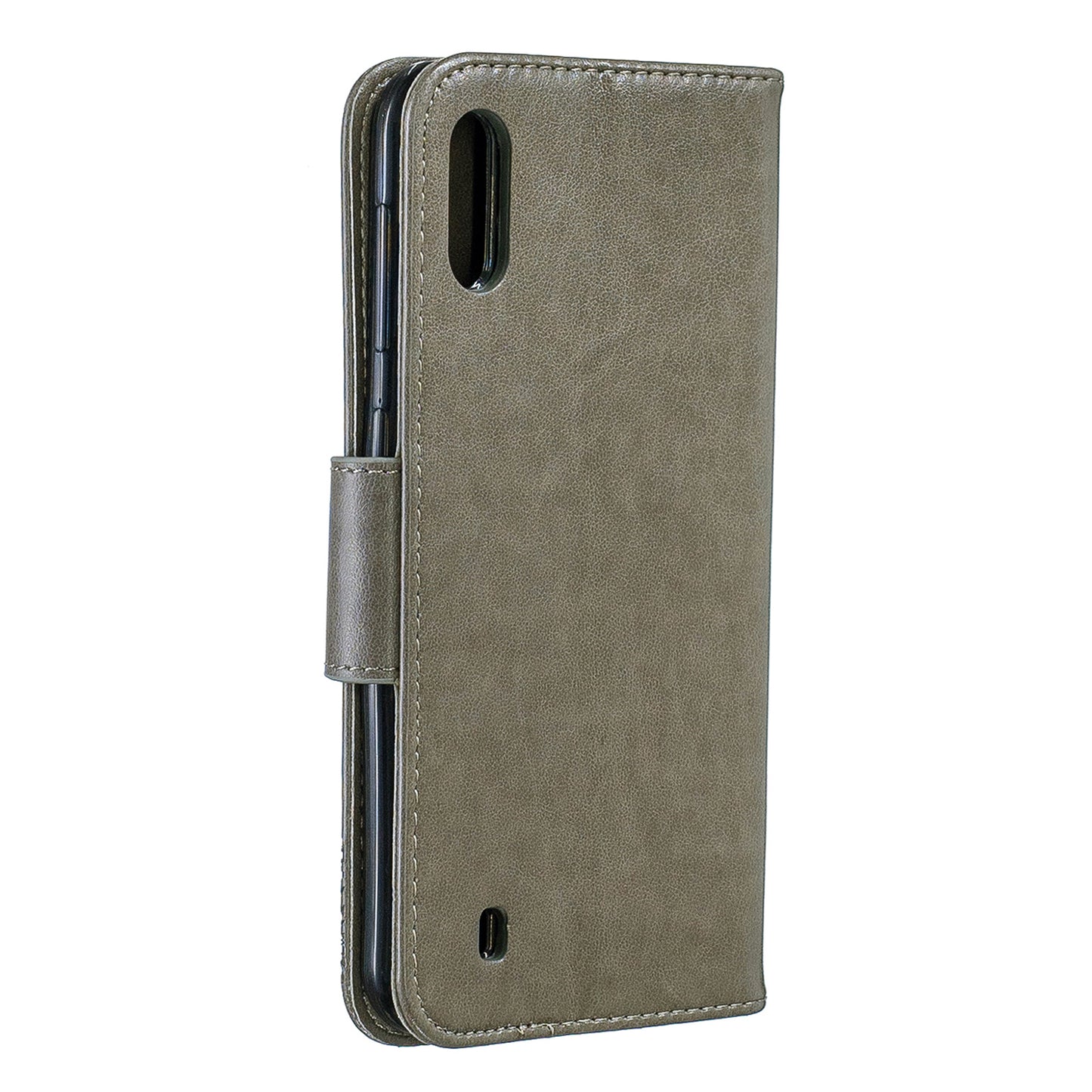 Imprint Butterfly Leather Wallet Case for Samsung Galaxy A10/M10
