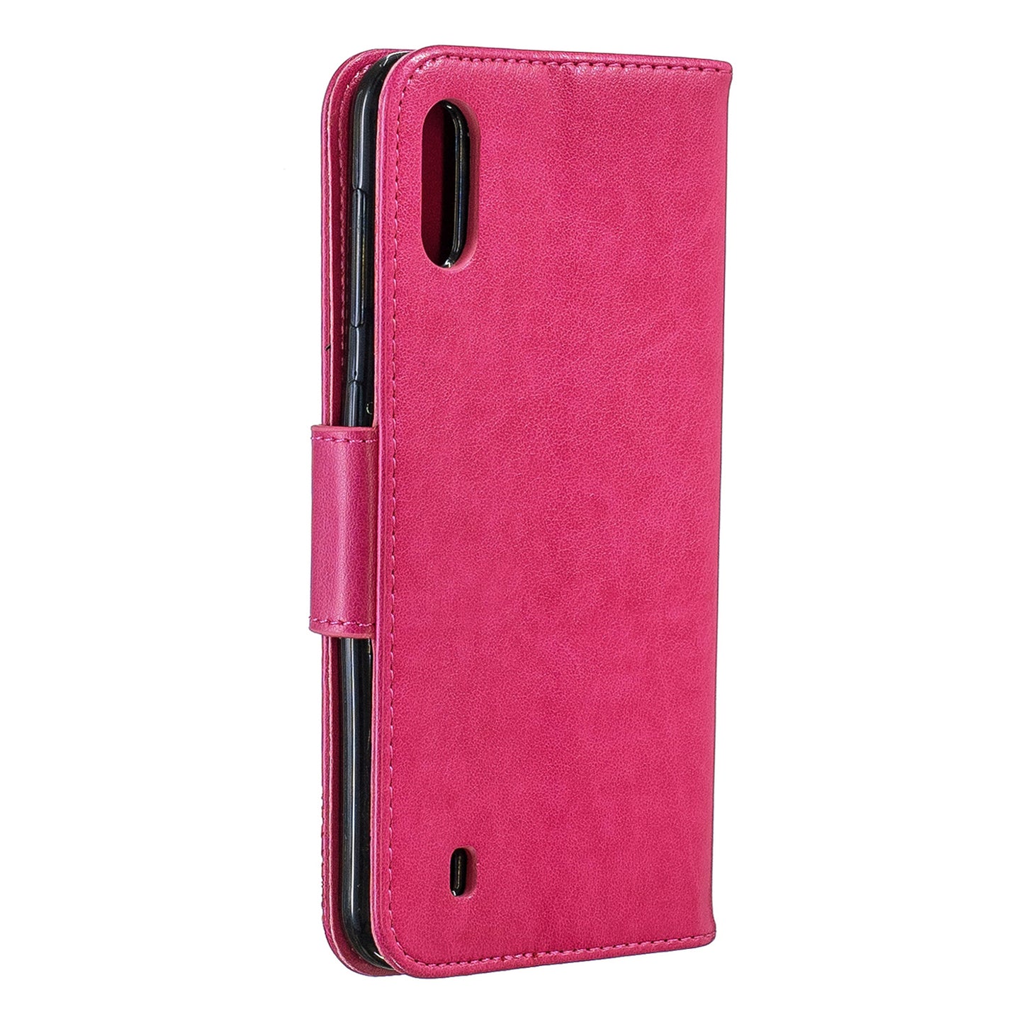 Imprint Butterfly Leather Wallet Case for Samsung Galaxy A10/M10