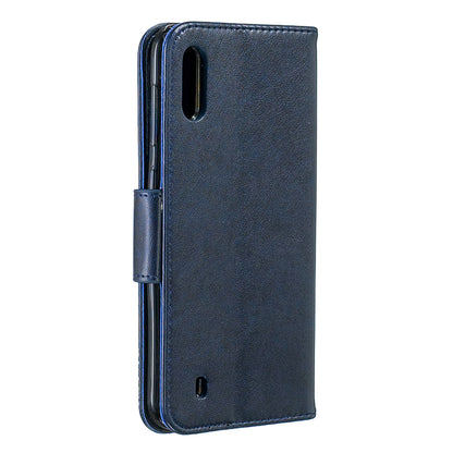 Imprint Butterfly Leather Wallet Case for Samsung Galaxy A10/M10