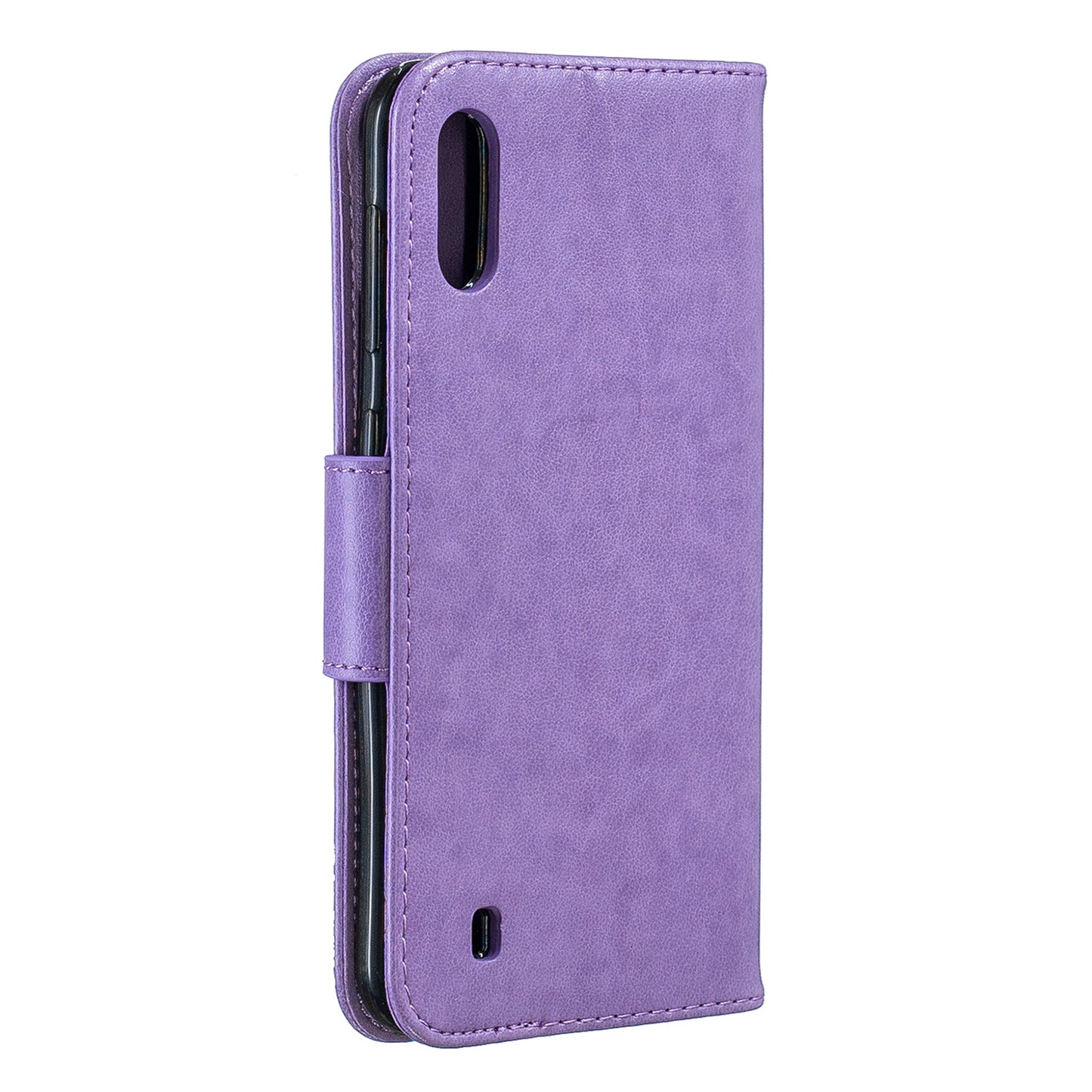 Imprint Butterfly Leather Wallet Case for Samsung Galaxy A10/M10