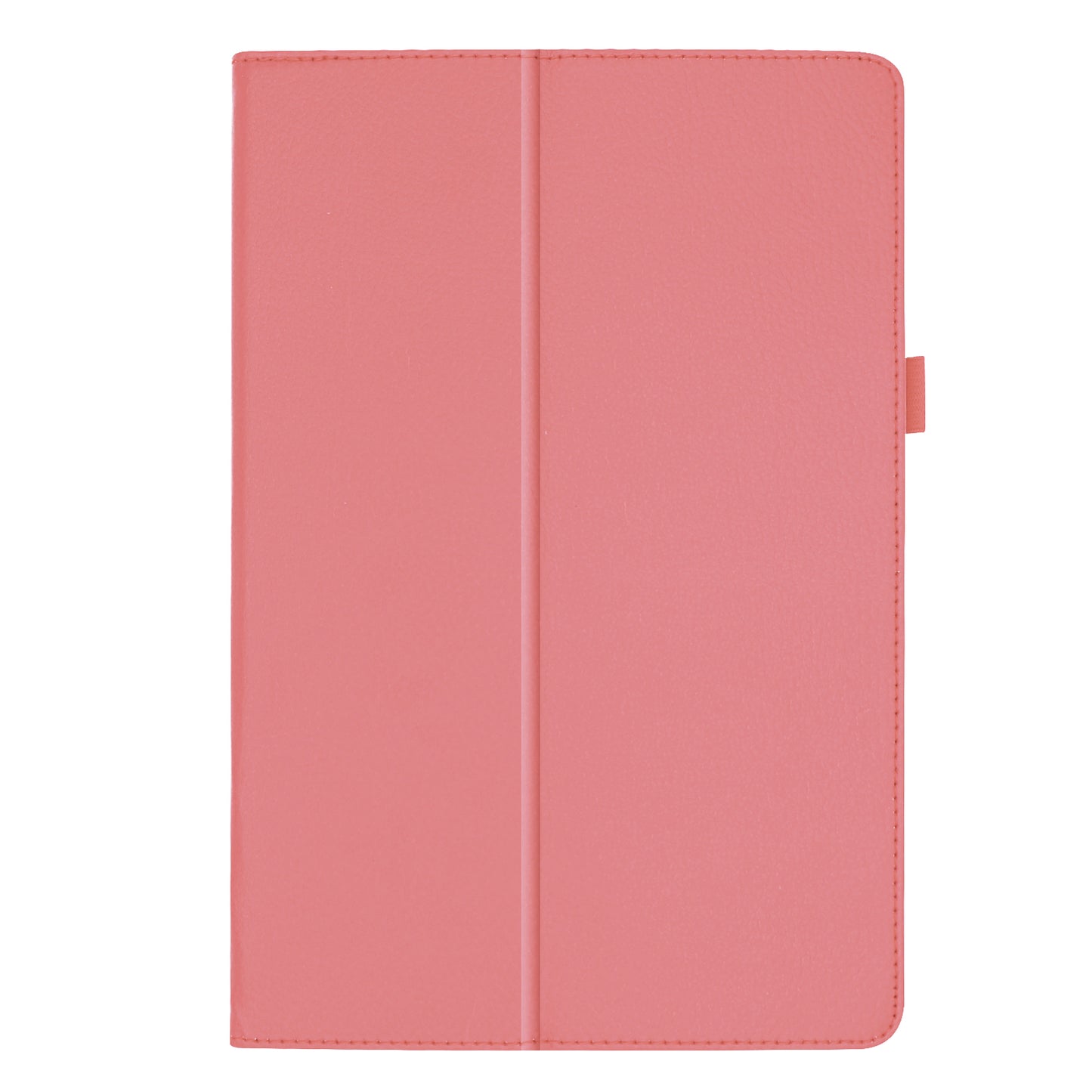 Litchi Texture Leather Case for Samsung Galaxy Tab A 10.1 (2019) Scratch Resistant Dual-fold Stand Flip Tablet Cover with Elastic Strap
