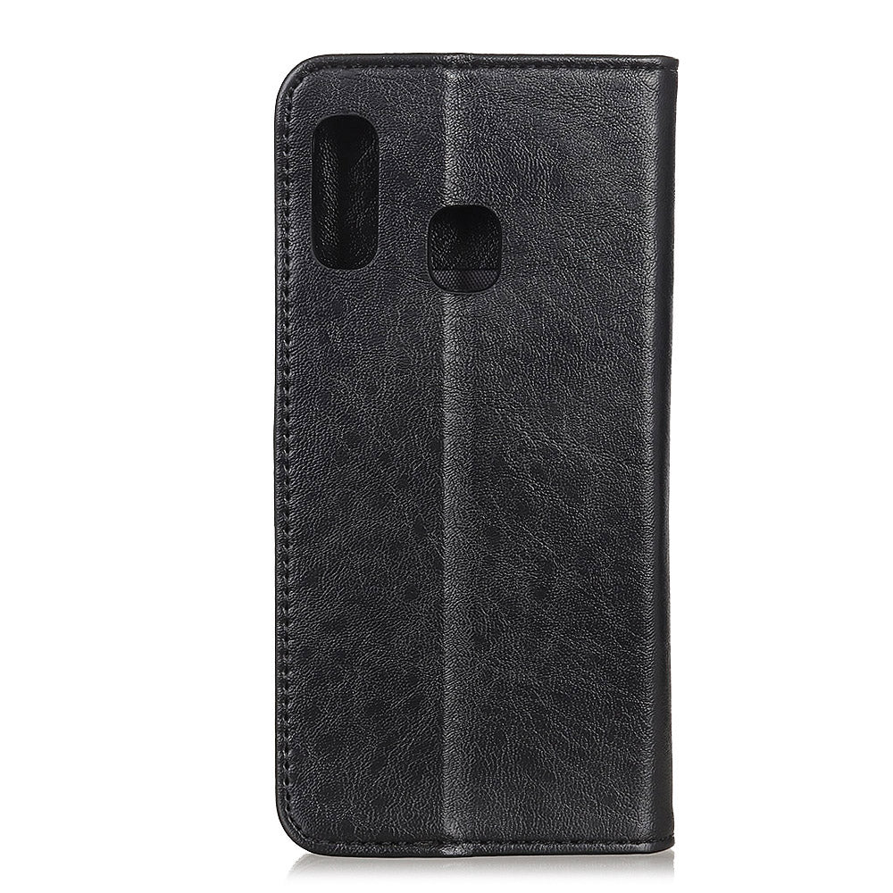 Auto-absorbed Crazy Horse Texture PU Leather Case for Samsung Galaxy A20e