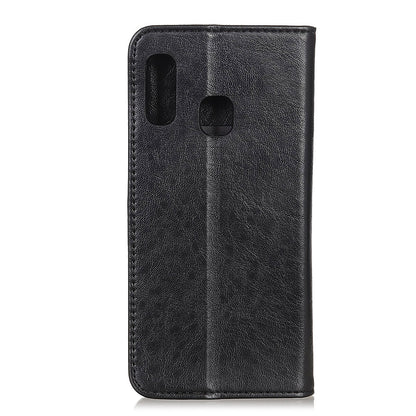 Auto-absorbed Crazy Horse Texture PU Leather Case for Samsung Galaxy A20e