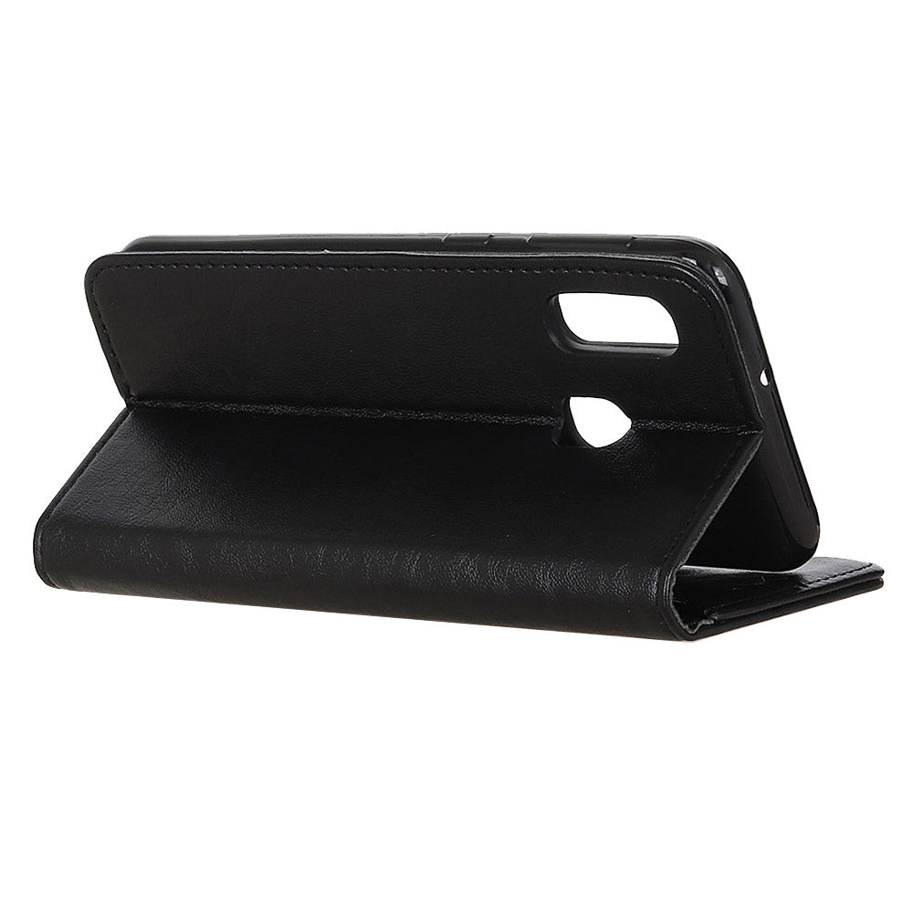 Auto-absorbed Crazy Horse Texture PU Leather Case for Samsung Galaxy A20e