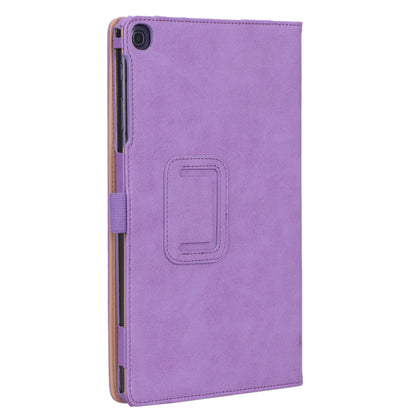 Card Holder Stand PU Leather Tablet Case for Samsung Galaxy Tab A 10.1 (2019) T510/T515 [with Elastic Hand Strap]
