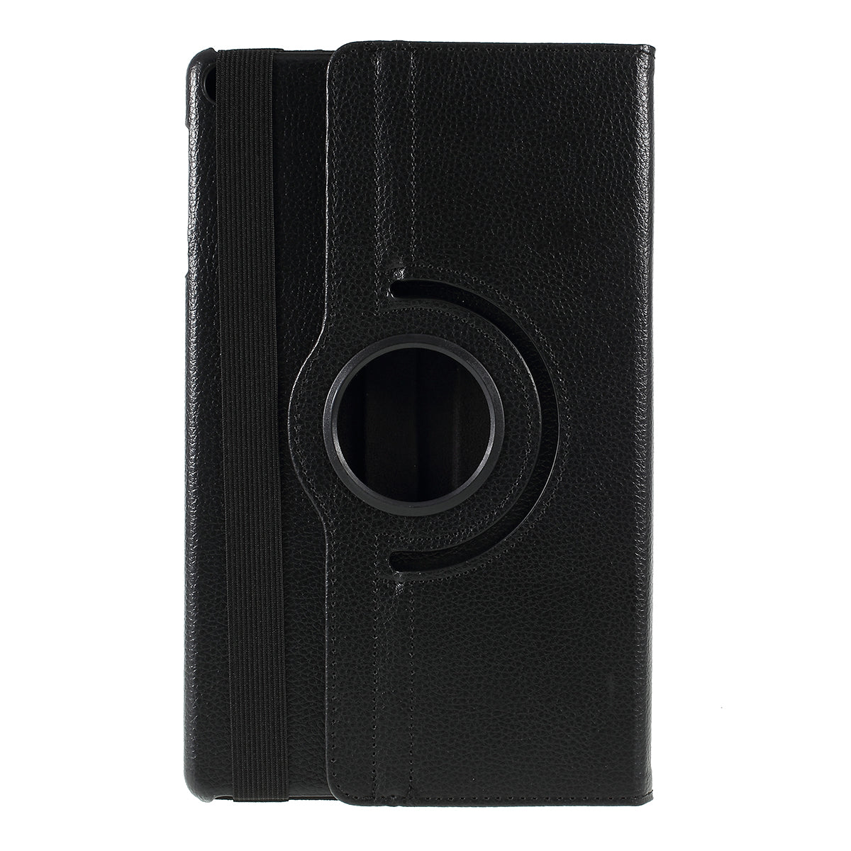 For Samsung Galaxy TAB A 10.1 (2019) SM-T510/SM-T515 Litchi Texture Leather Tablet Cover with 360-Degree Rotation Multi-angle Supporting
