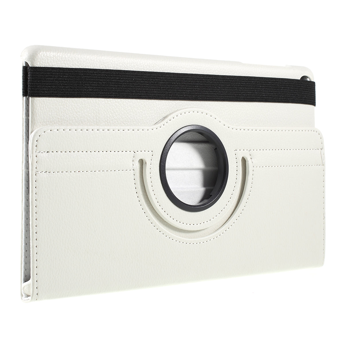 For Samsung Galaxy TAB A 10.1 (2019) SM-T510/SM-T515 Litchi Texture Leather Tablet Cover with 360-Degree Rotation Multi-angle Supporting