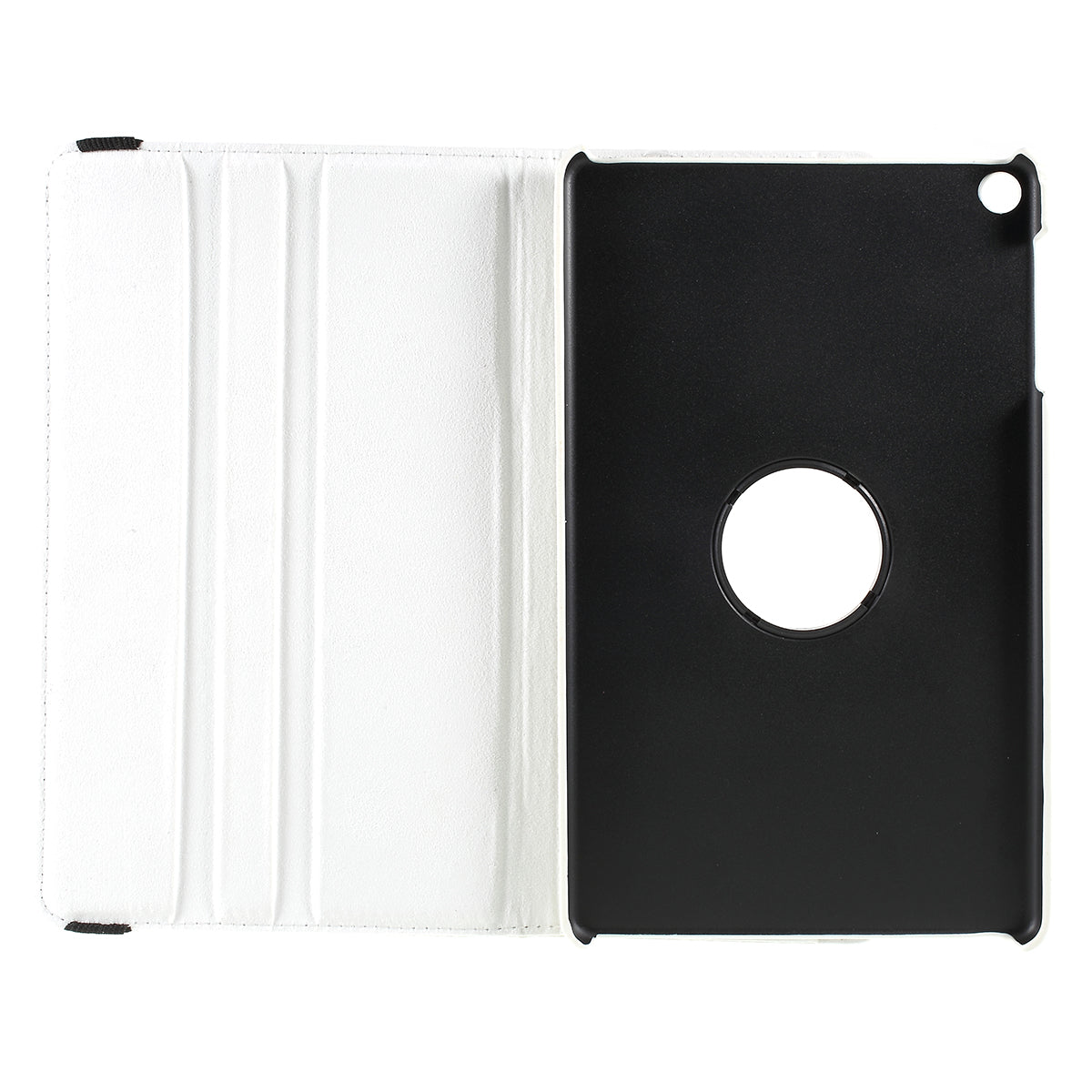 For Samsung Galaxy TAB A 10.1 (2019) SM-T510/SM-T515 Litchi Texture Leather Tablet Cover with 360-Degree Rotation Multi-angle Supporting
