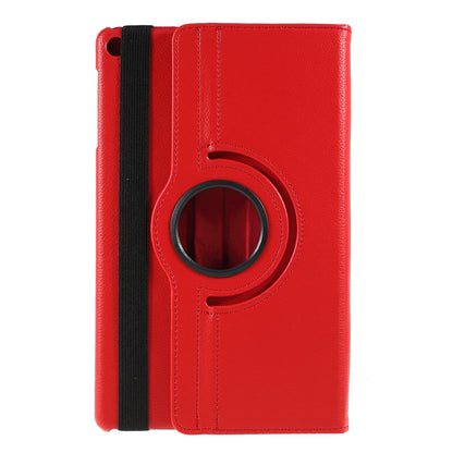 For Samsung Galaxy TAB A 10.1 (2019) SM-T510/SM-T515 Litchi Texture Leather Tablet Cover with 360-Degree Rotation Multi-angle Supporting