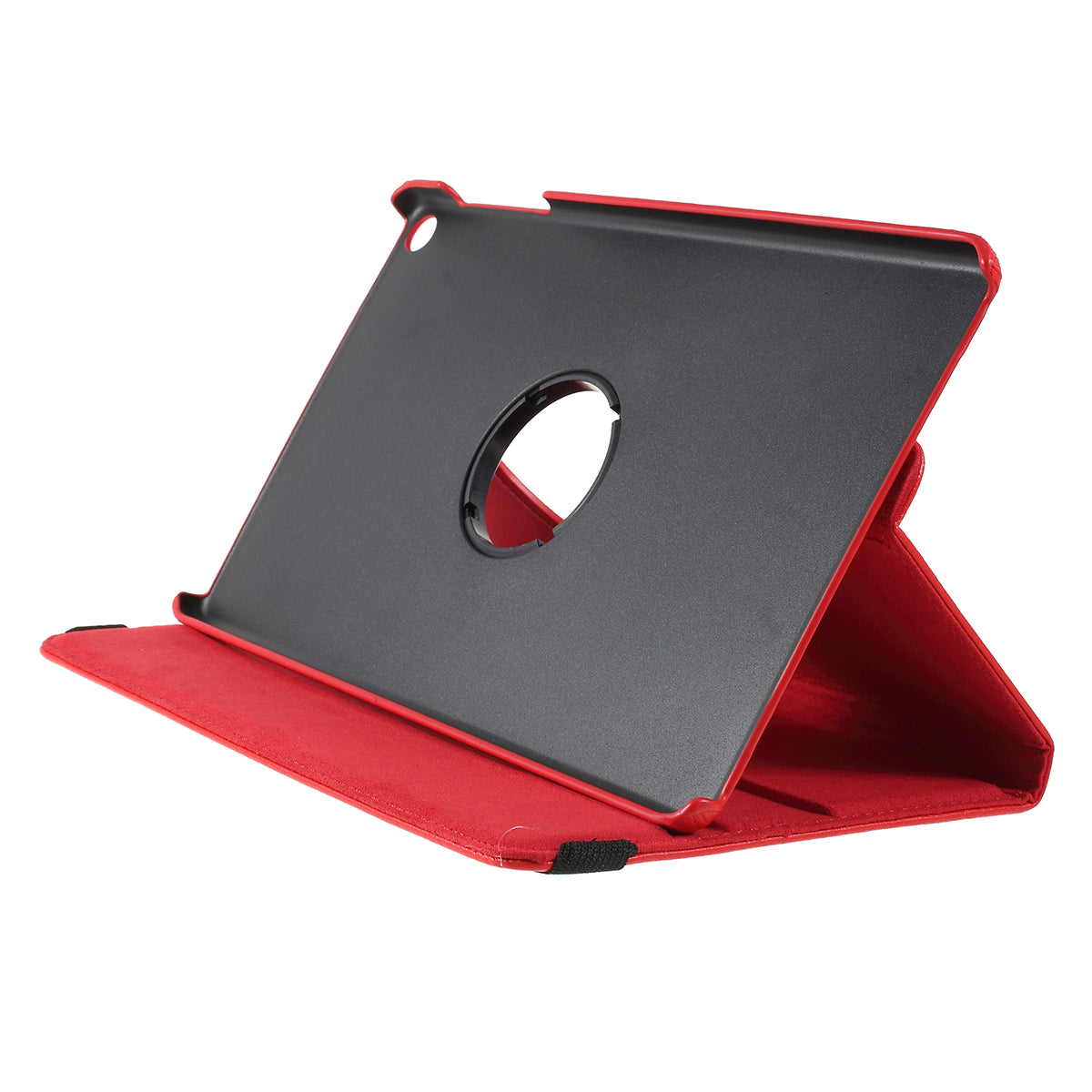 For Samsung Galaxy TAB A 10.1 (2019) SM-T510/SM-T515 Litchi Texture Leather Tablet Cover with 360-Degree Rotation Multi-angle Supporting