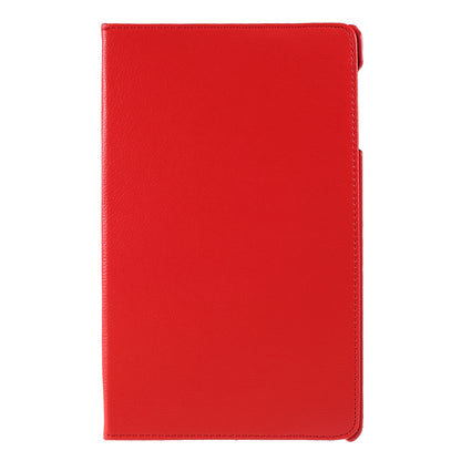 For Samsung Galaxy TAB A 10.1 (2019) SM-T510/SM-T515 Litchi Texture Leather Tablet Cover with 360-Degree Rotation Multi-angle Supporting