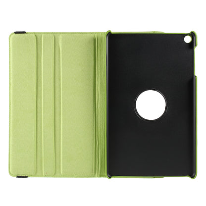 For Samsung Galaxy TAB A 10.1 (2019) SM-T510/SM-T515 Litchi Texture Leather Tablet Cover with 360-Degree Rotation Multi-angle Supporting
