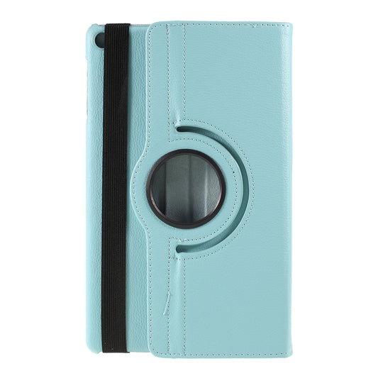 For Samsung Galaxy TAB A 10.1 (2019) SM-T510/SM-T515 Litchi Texture Leather Tablet Cover with 360-Degree Rotation Multi-angle Supporting