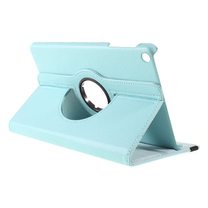 For Samsung Galaxy TAB A 10.1 (2019) SM-T510/SM-T515 Litchi Texture Leather Tablet Cover with 360-Degree Rotation Multi-angle Supporting