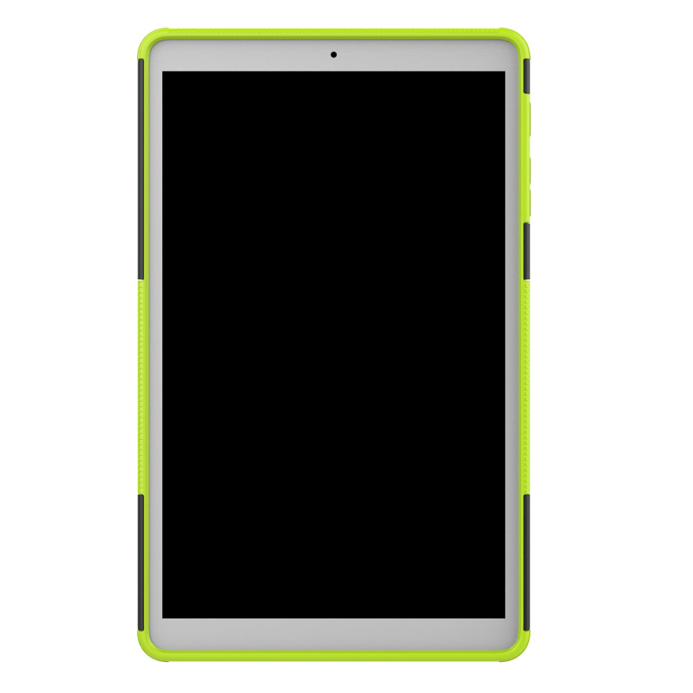 Anti-scratch Tire Pattern Hybrid PC + TPU Kickstand Tablet Cover Protection Case for Samsung Galaxy Tab A 10.1 (2019) T510